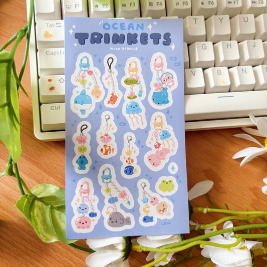 Ocean Trinkets Glossy Sticker Sheet