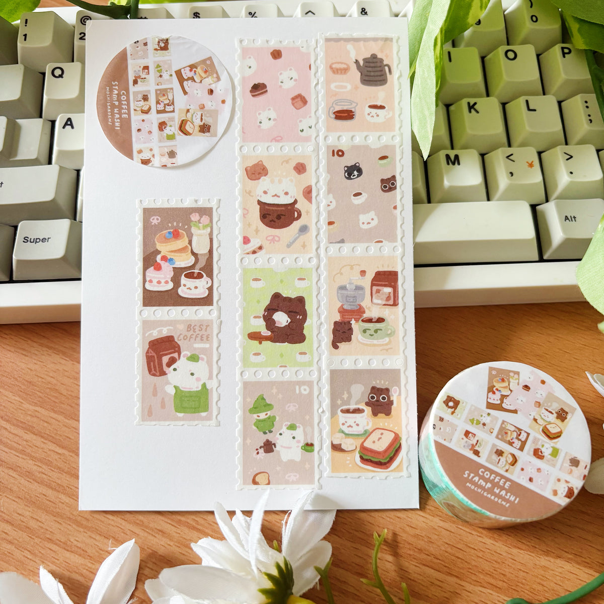 Coffee Stamp Washi Tape