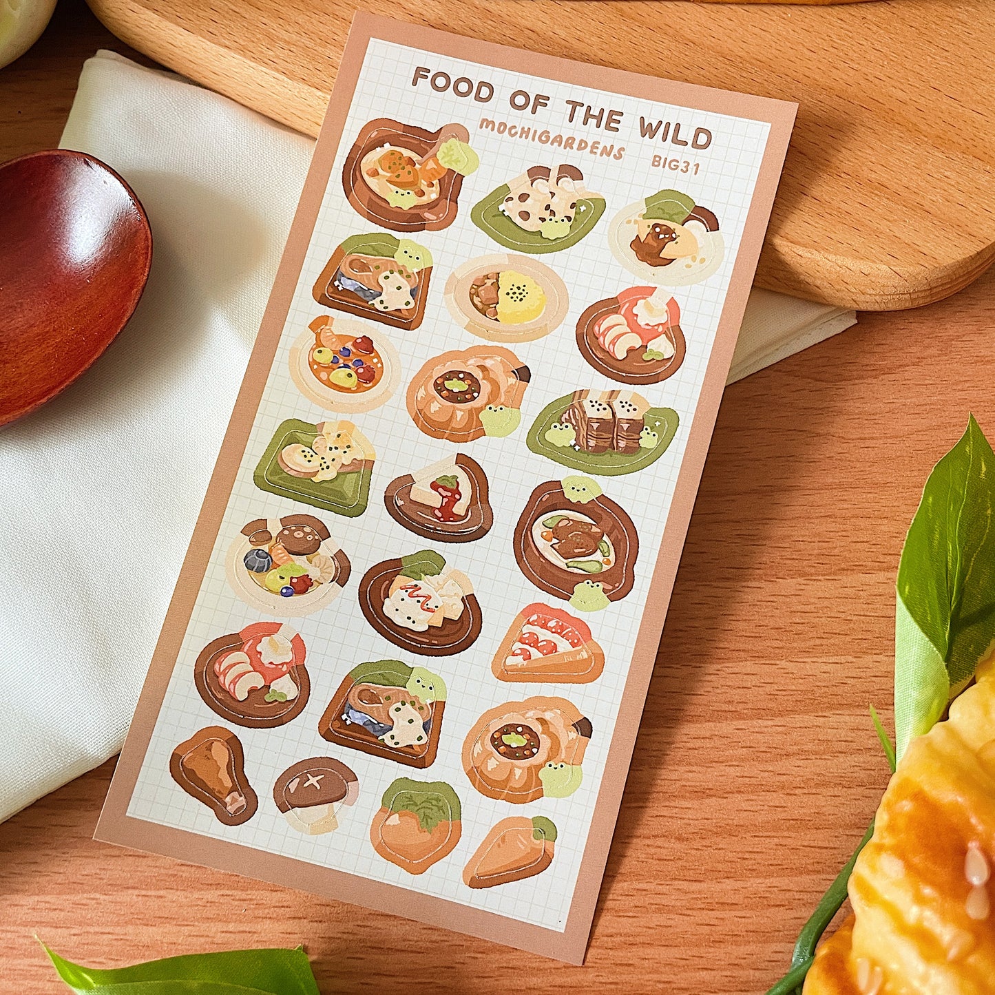 Food of the Wild Sticker Sheet