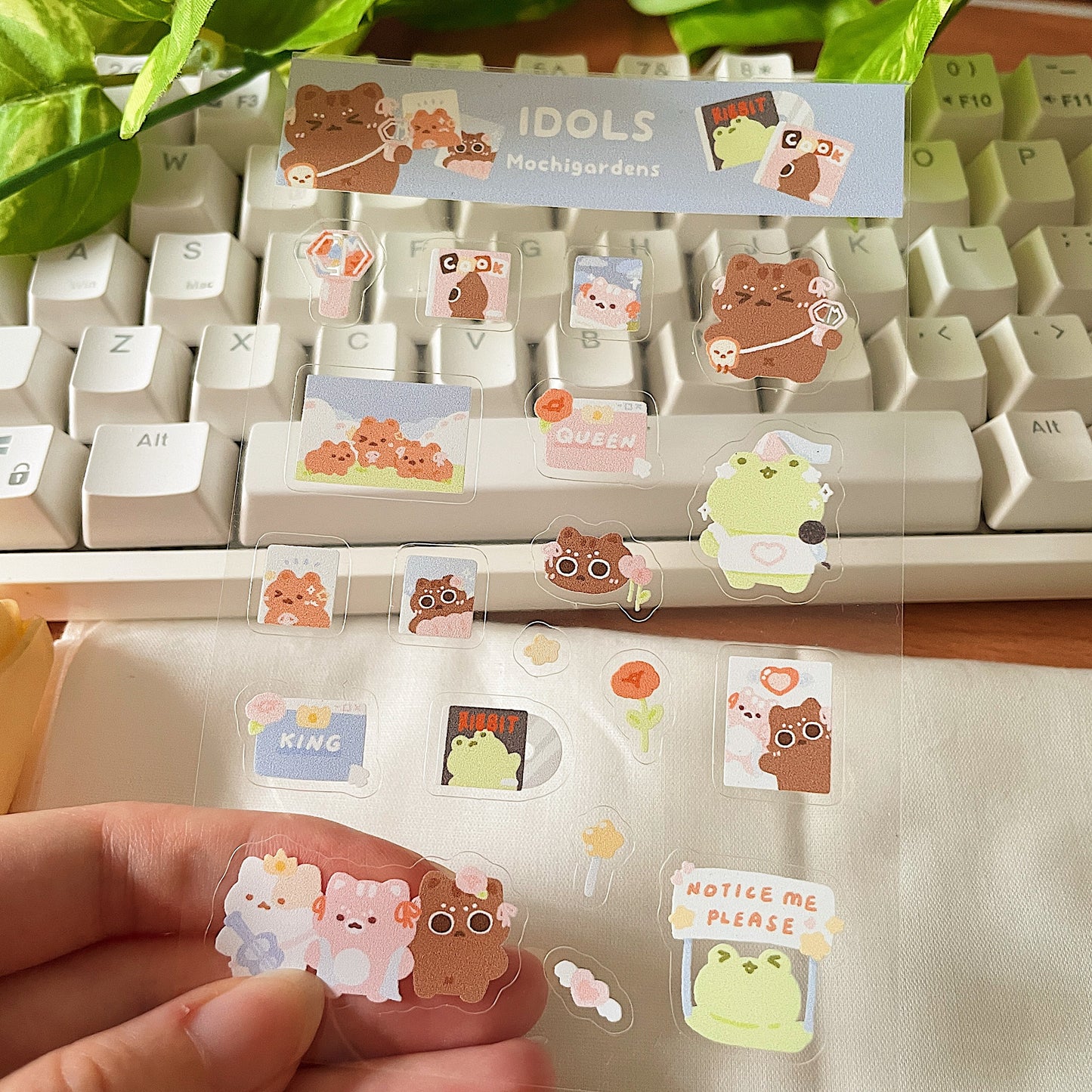 Idols Transparent Sticker Sheet