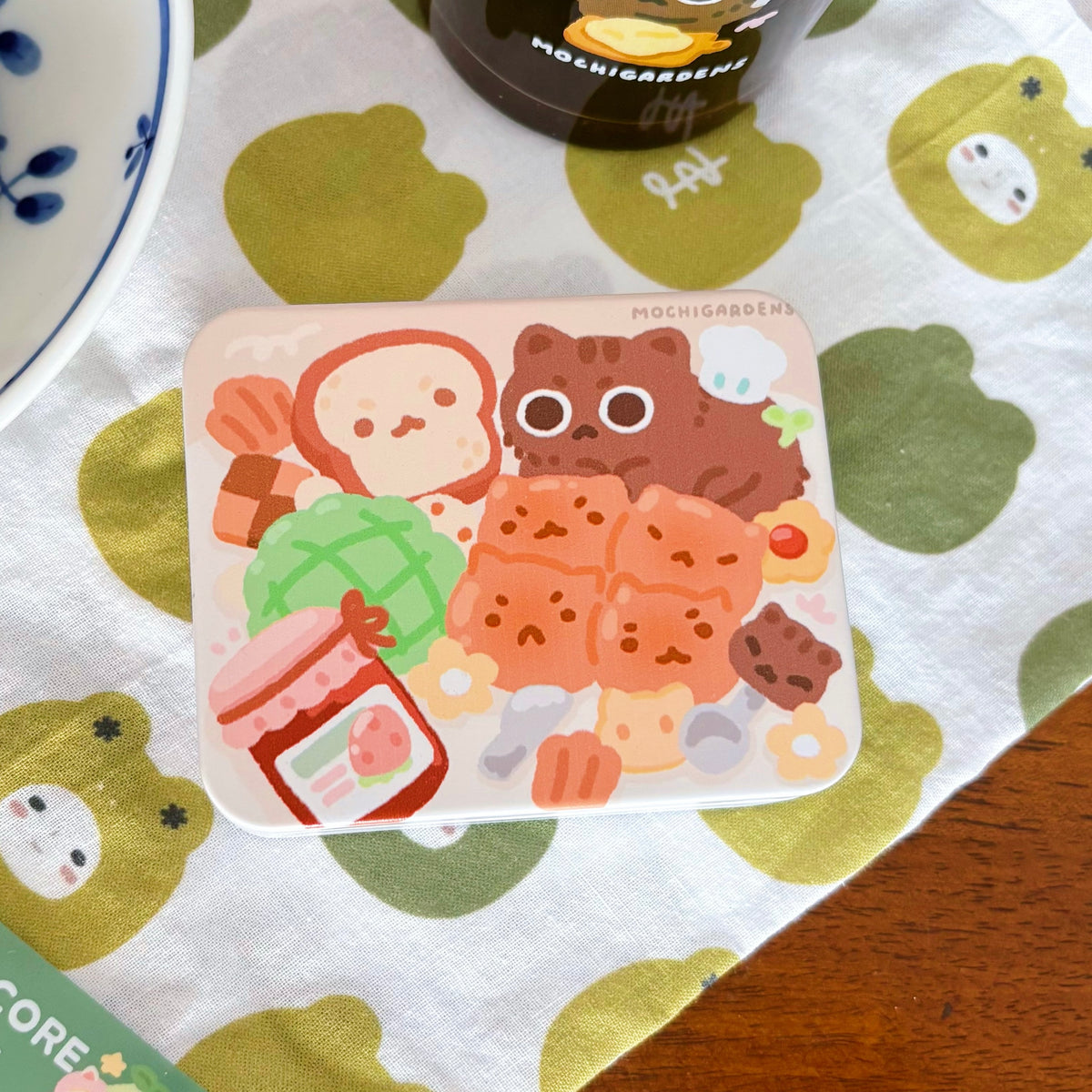 Bread Tin Can and Sticker Set *B GRADE*