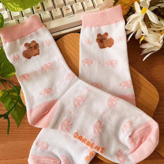 Capy Coquette Socks