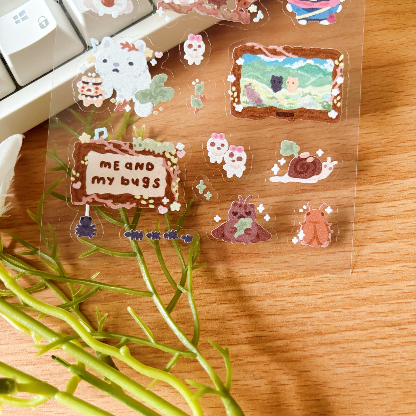 Forest Adventures Transparent Sticker Sheet