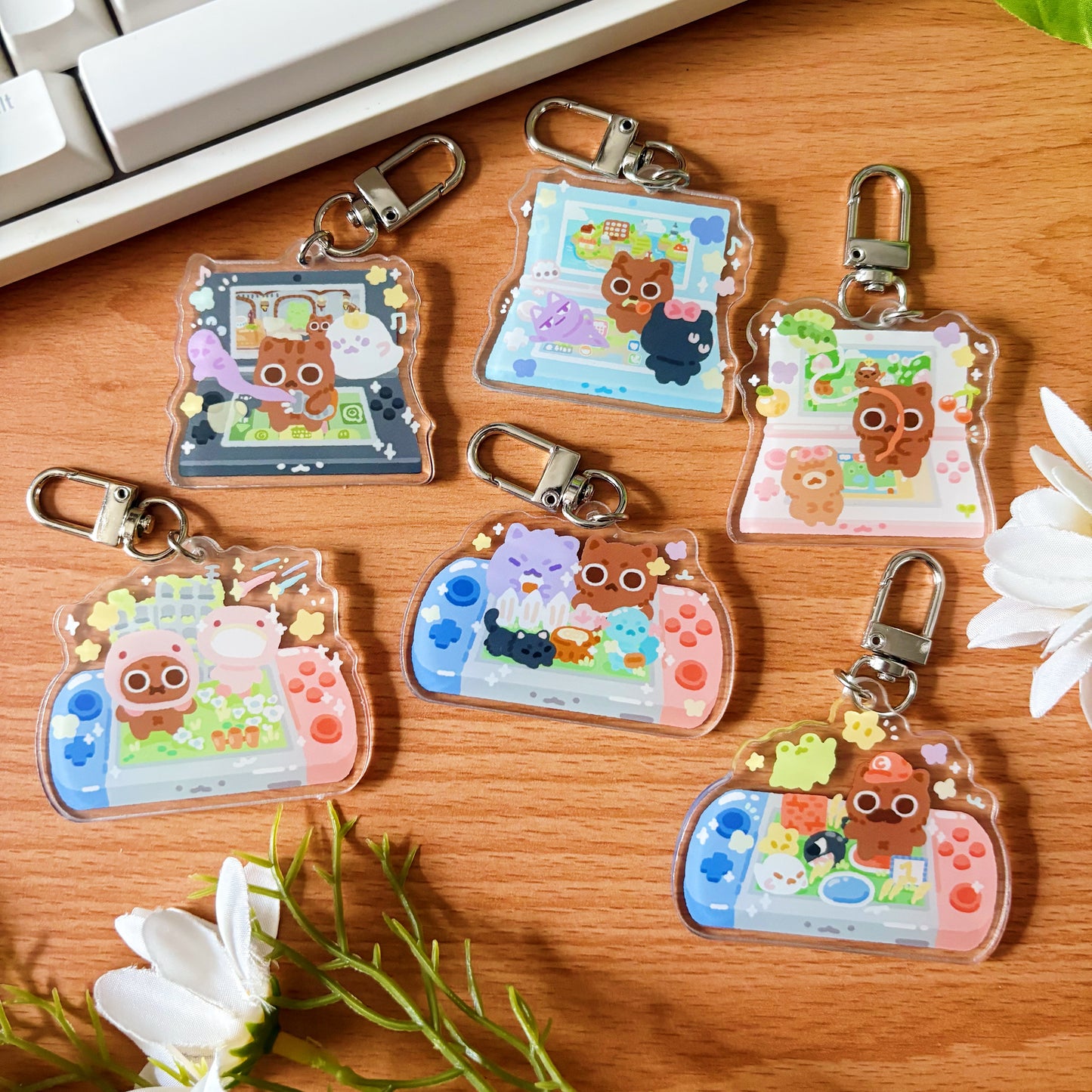 Gacha Game Keychain
