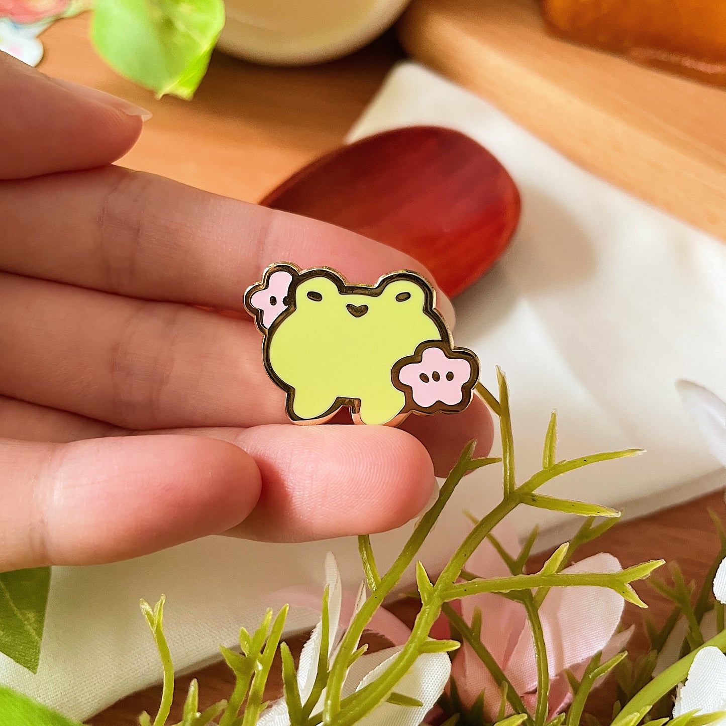 Mini Frog Enamel Pin