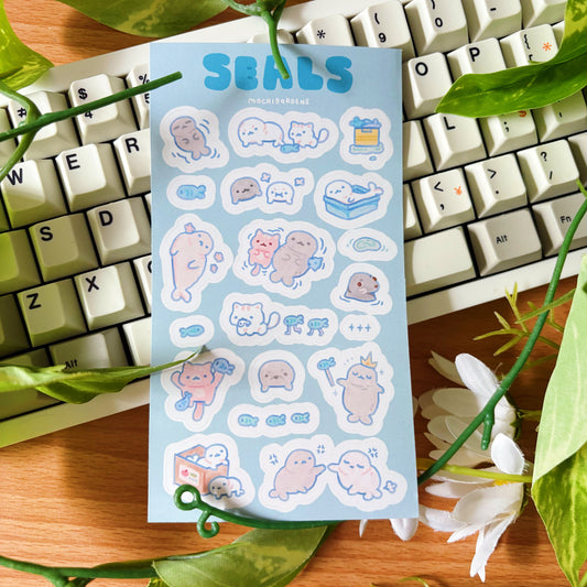 Seals Vinyl Sticker Sheet