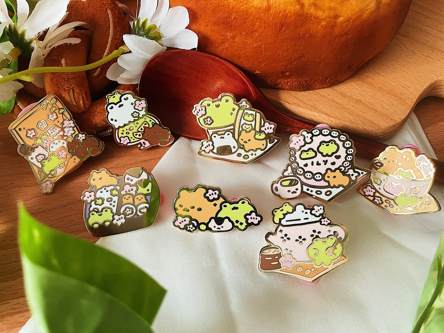 Smol Picnic Spread Enamel Pin