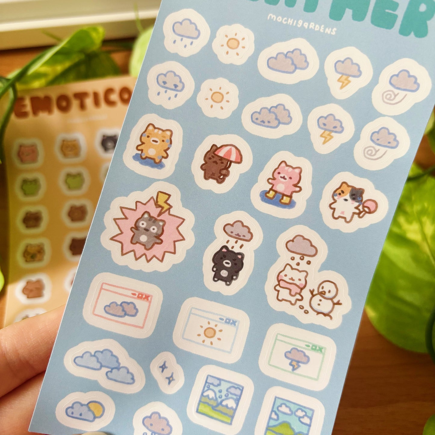 Weather Journalling Vinyl Sticker Sheet