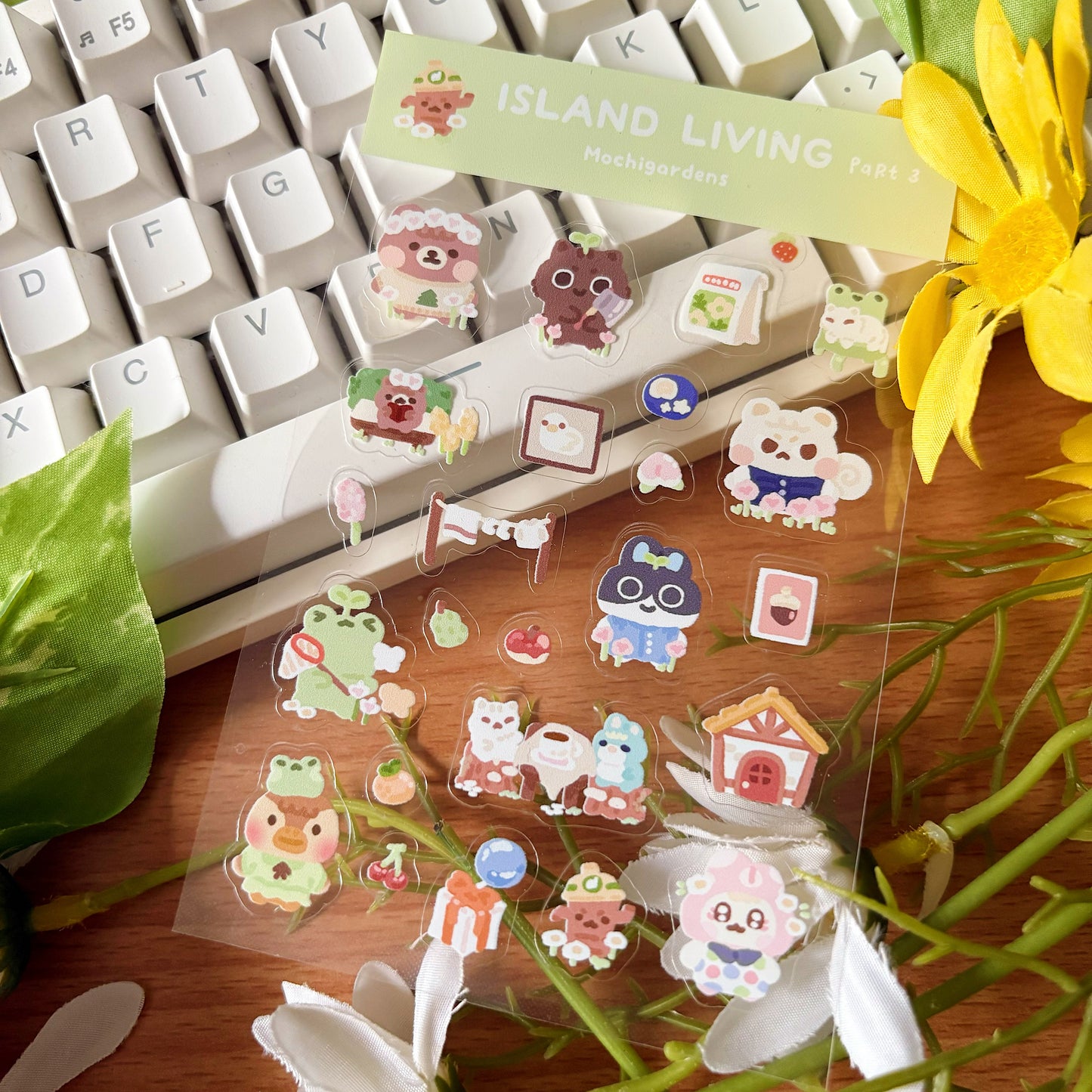 Island Living Part iii Transparent Sticker Sheet