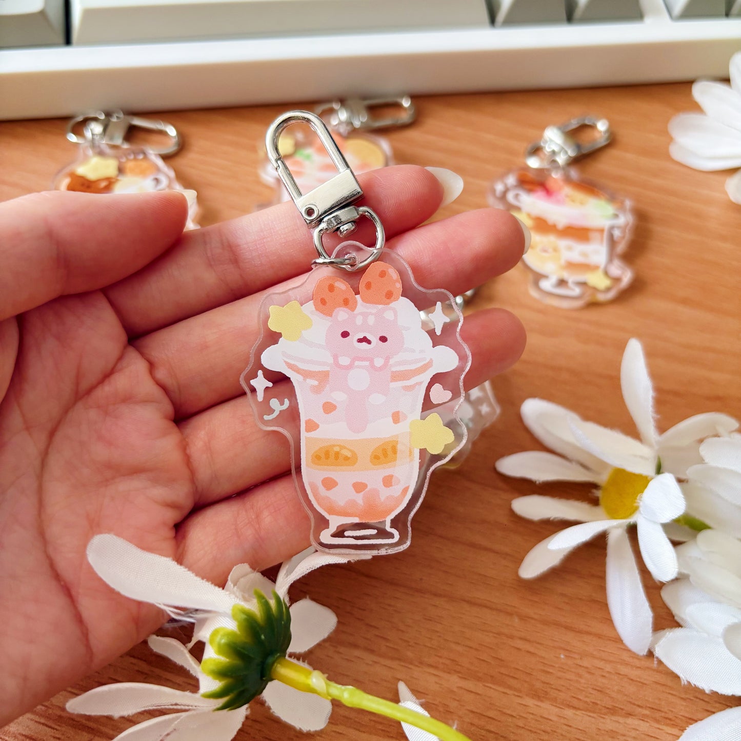 Gacha Parfait Keychain