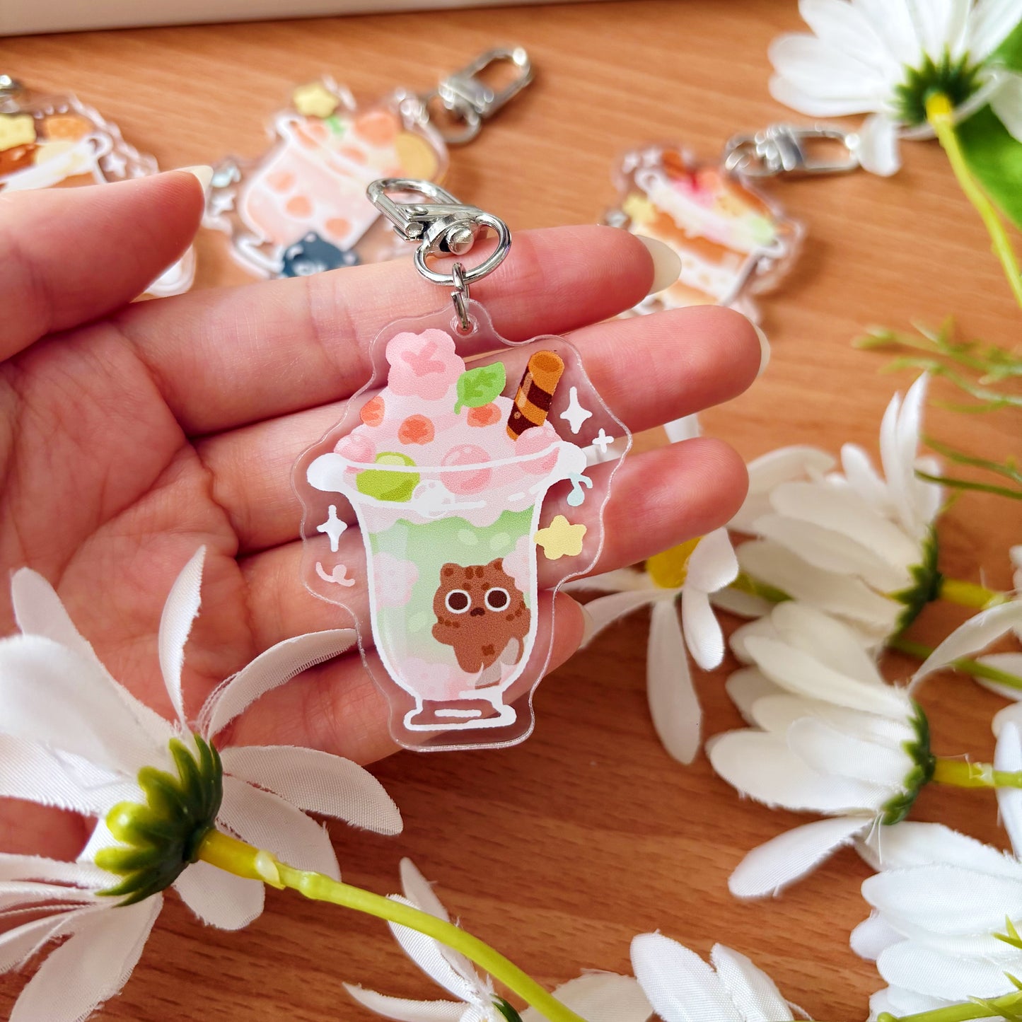 Gacha Parfait Keychain