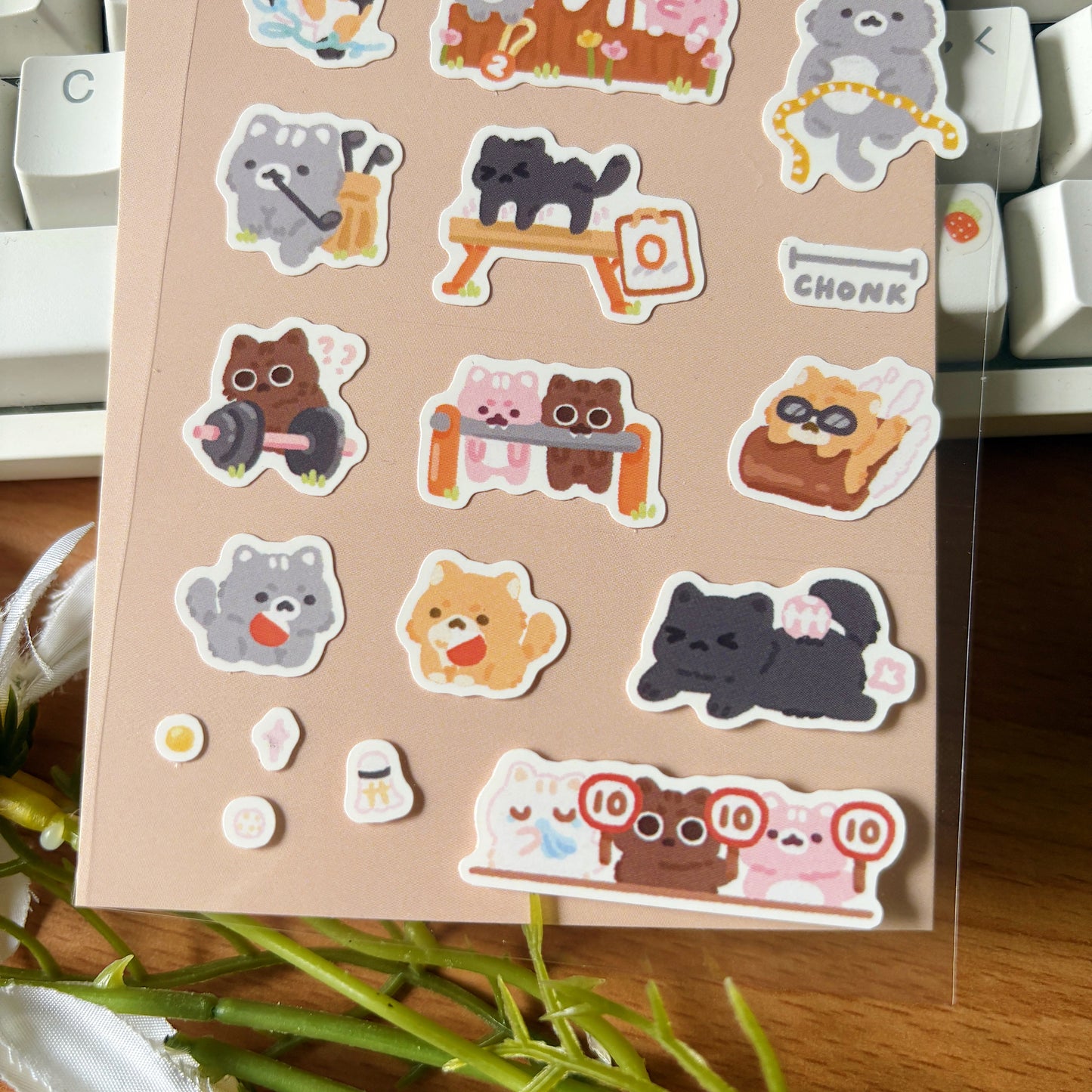 Catlympics Sticker Sheet