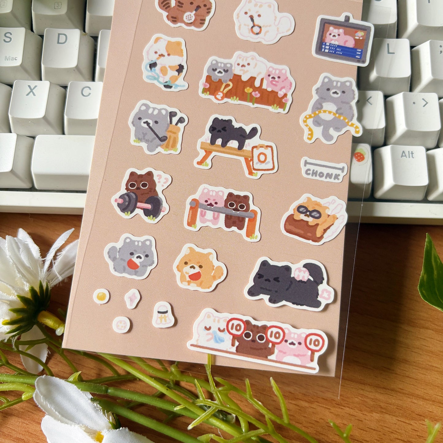 Catlympics Sticker Sheet