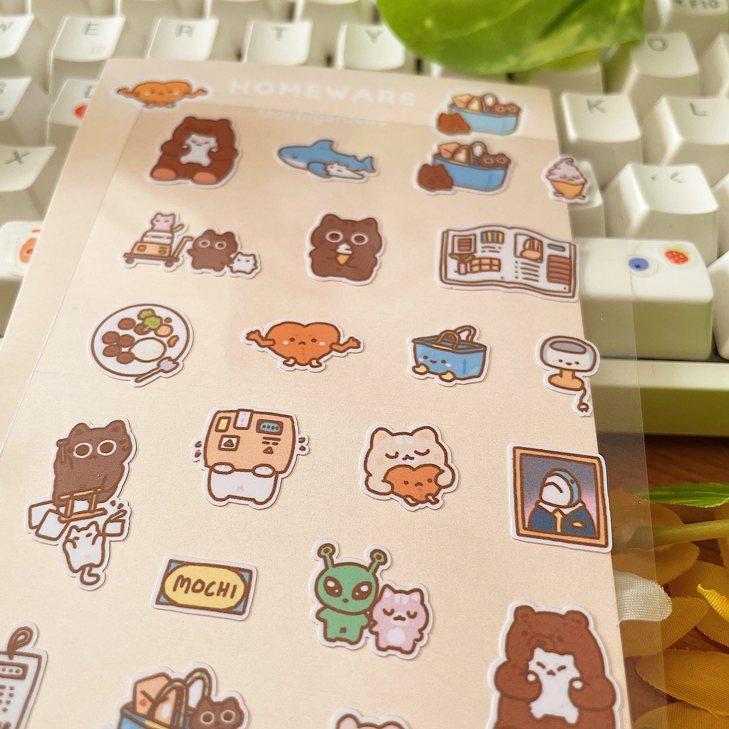 Homeware Transparent Sticker Sheet