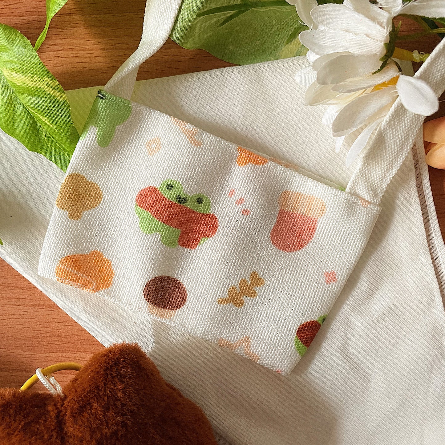 Autumn Froggy Boba Bag