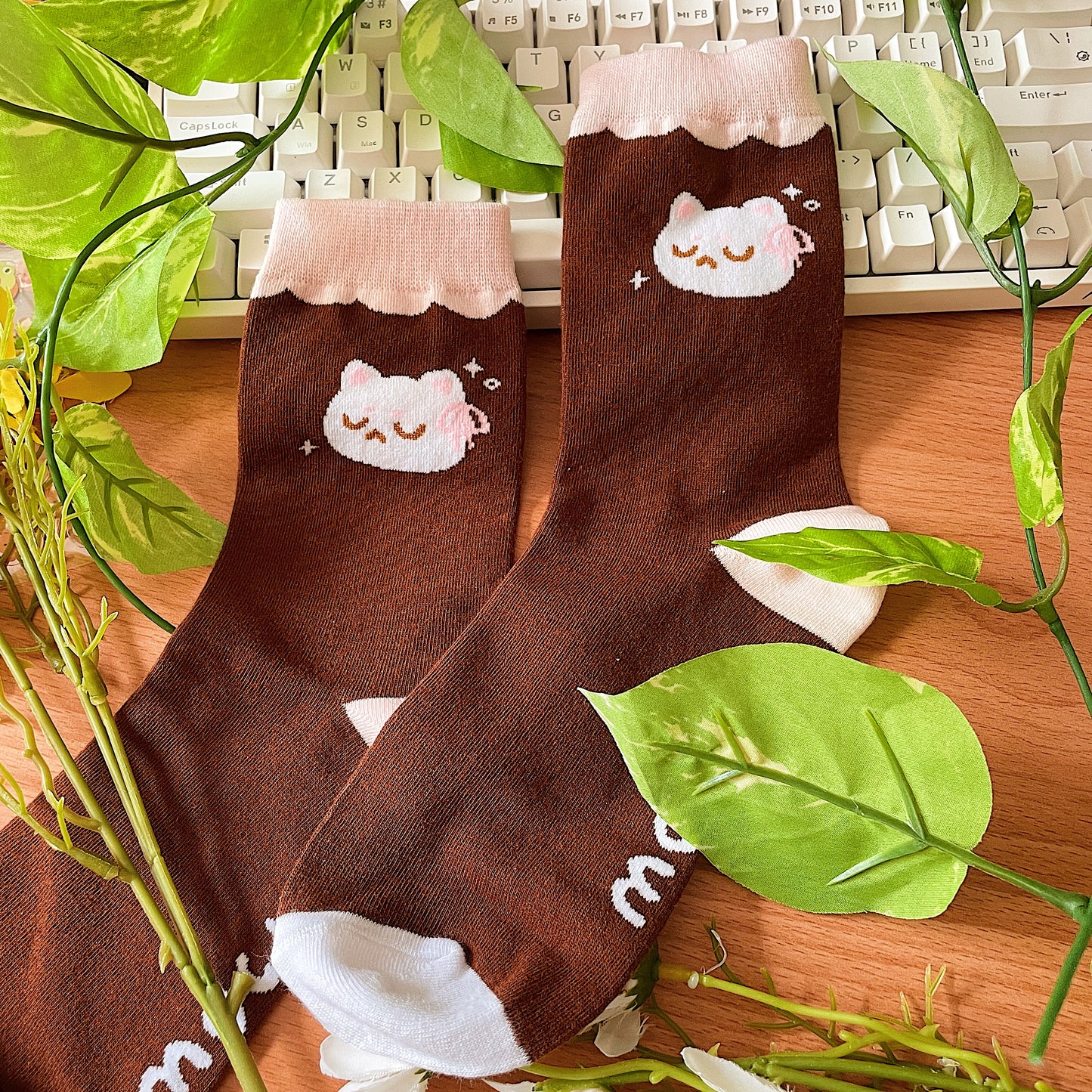 Coquette Kitty Socks