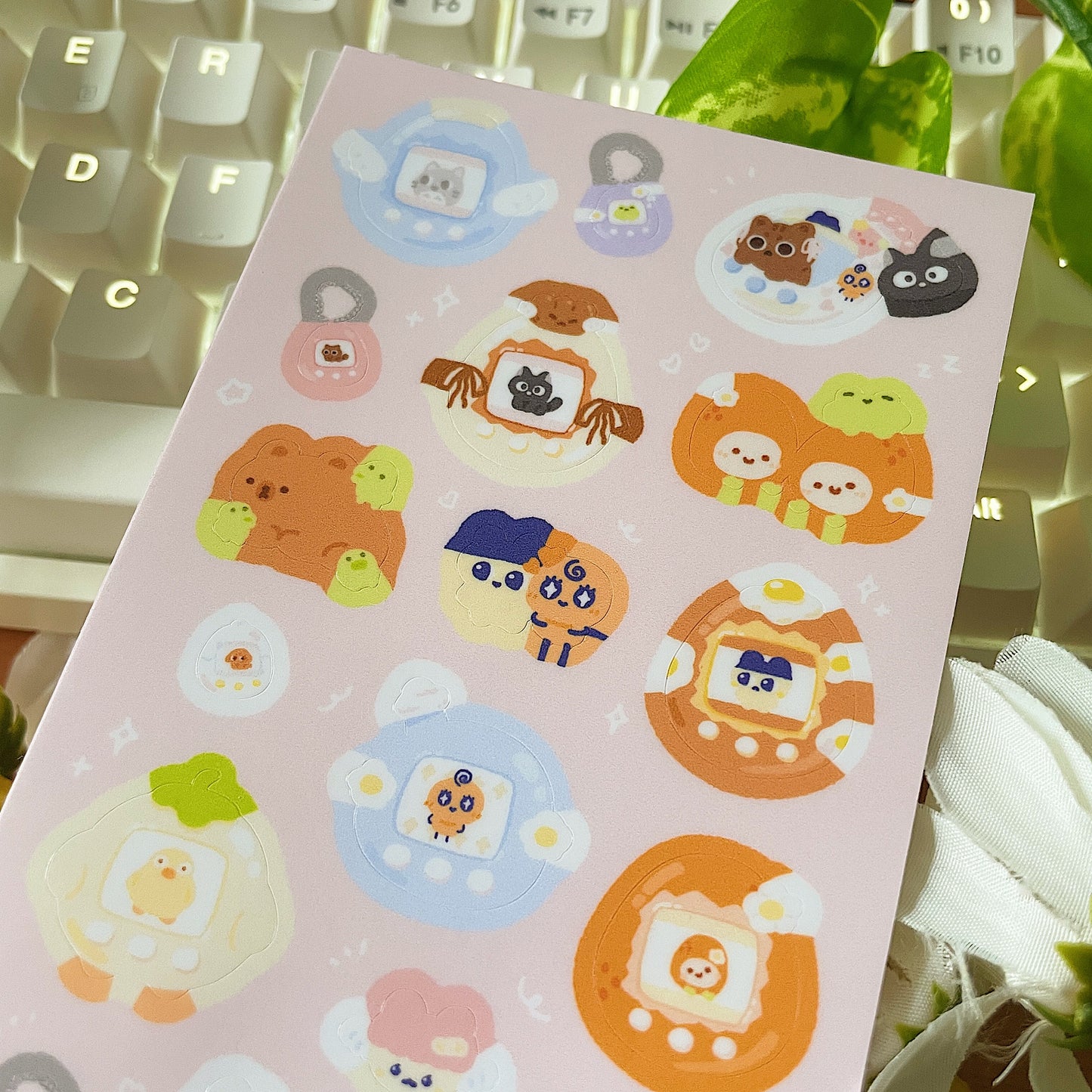 April Ko-Fi Sticker Sheet'24 - Mochitown *Waterproof