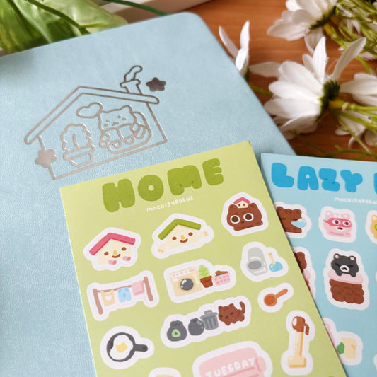 Blue A5 Journal (Comes with 2 exclusive sticker sheets)