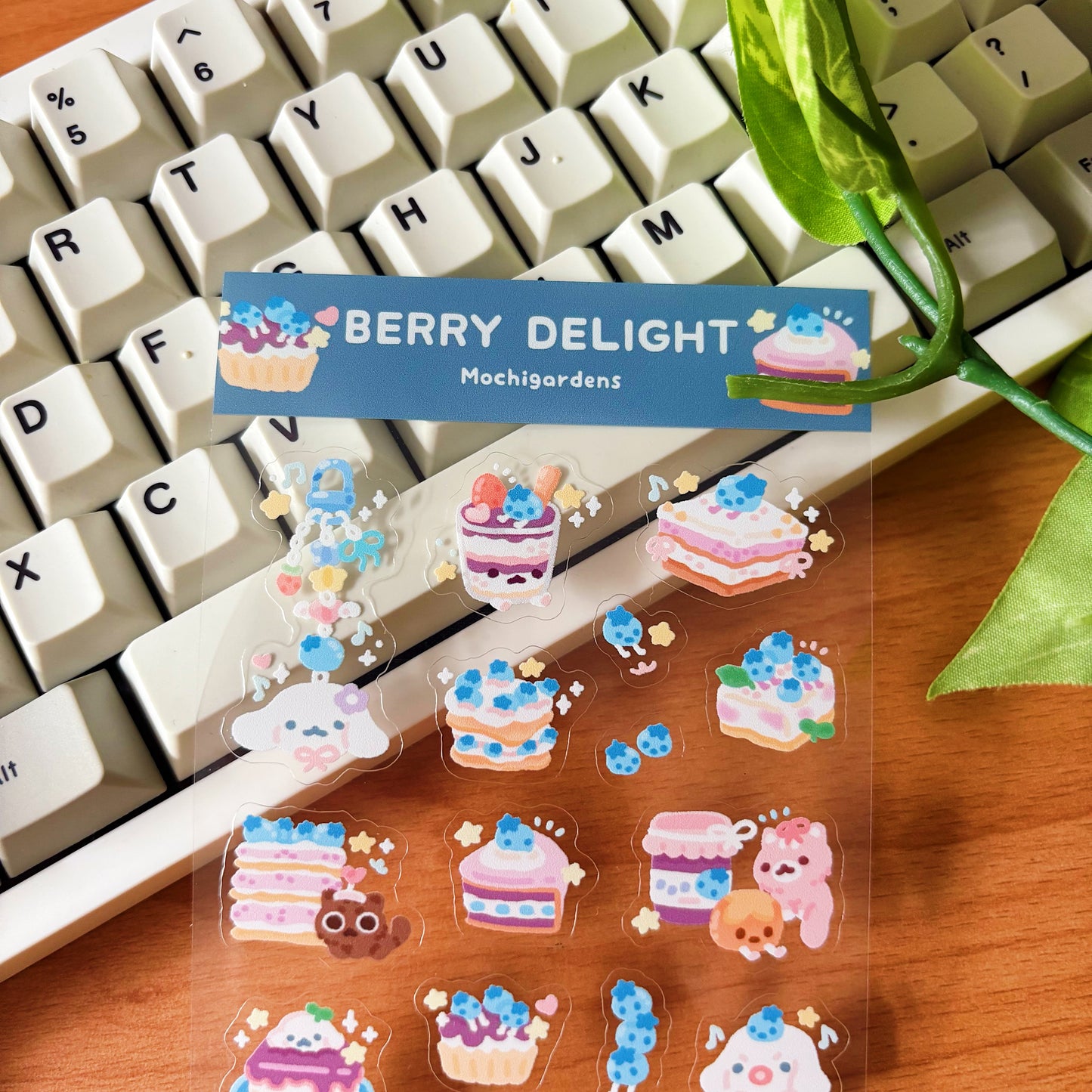 Berry Delight Transparent Sticker Sheet