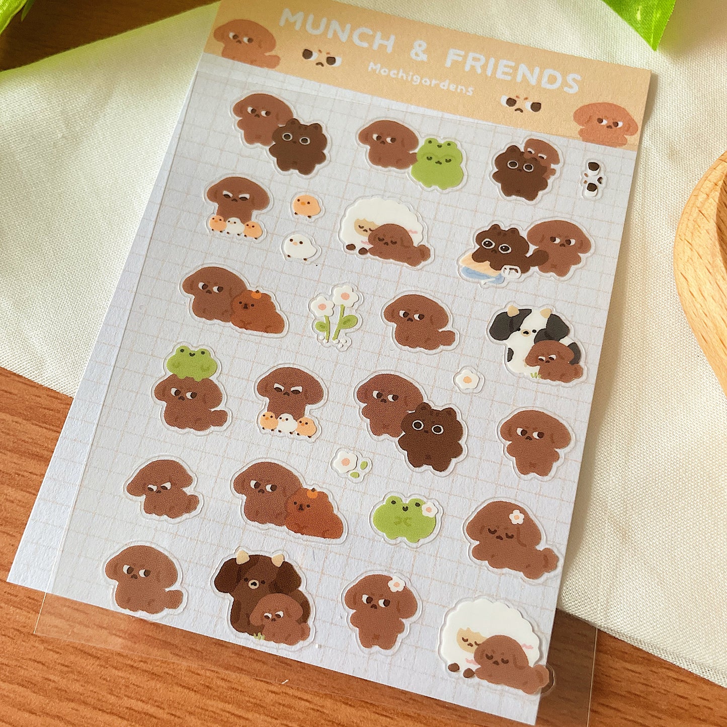 Munch & Friends Transparent Sticker Sheet