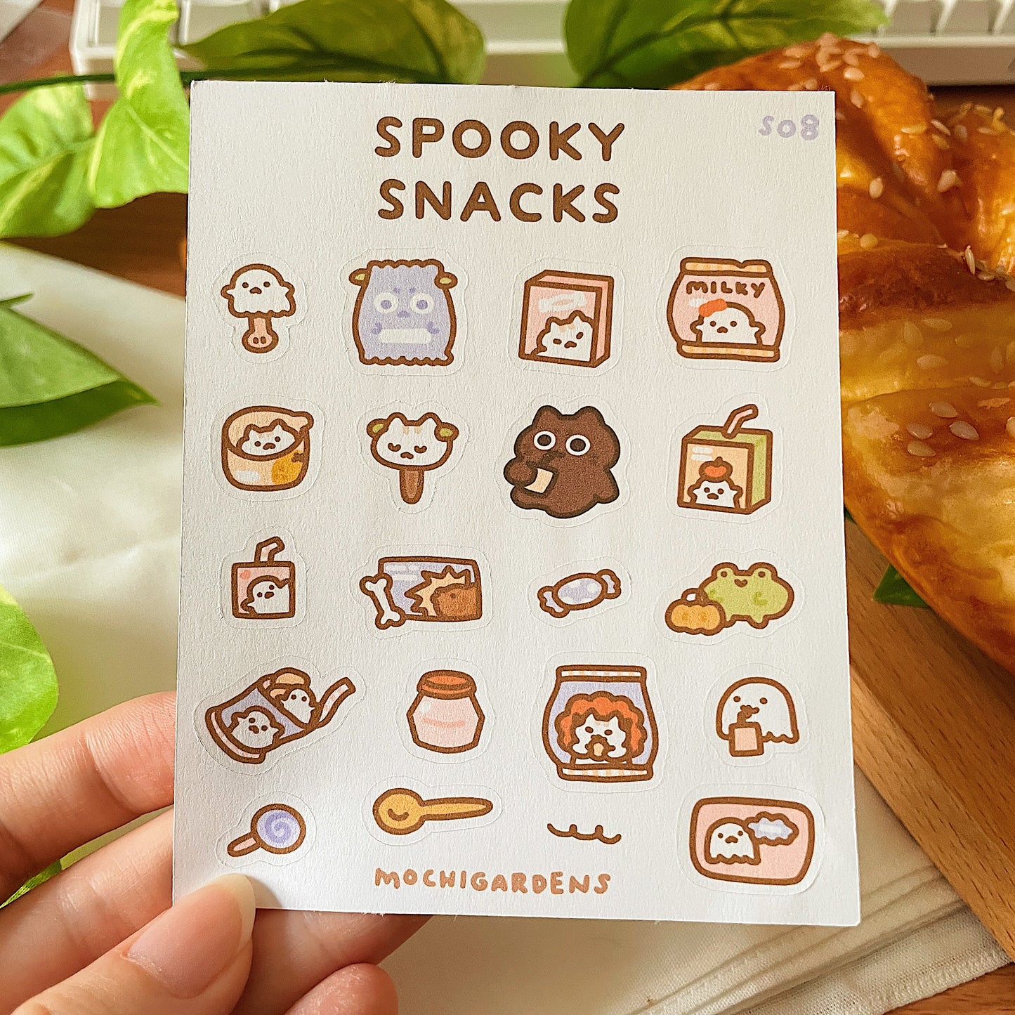 Spooky Snacks Sticker Sheet