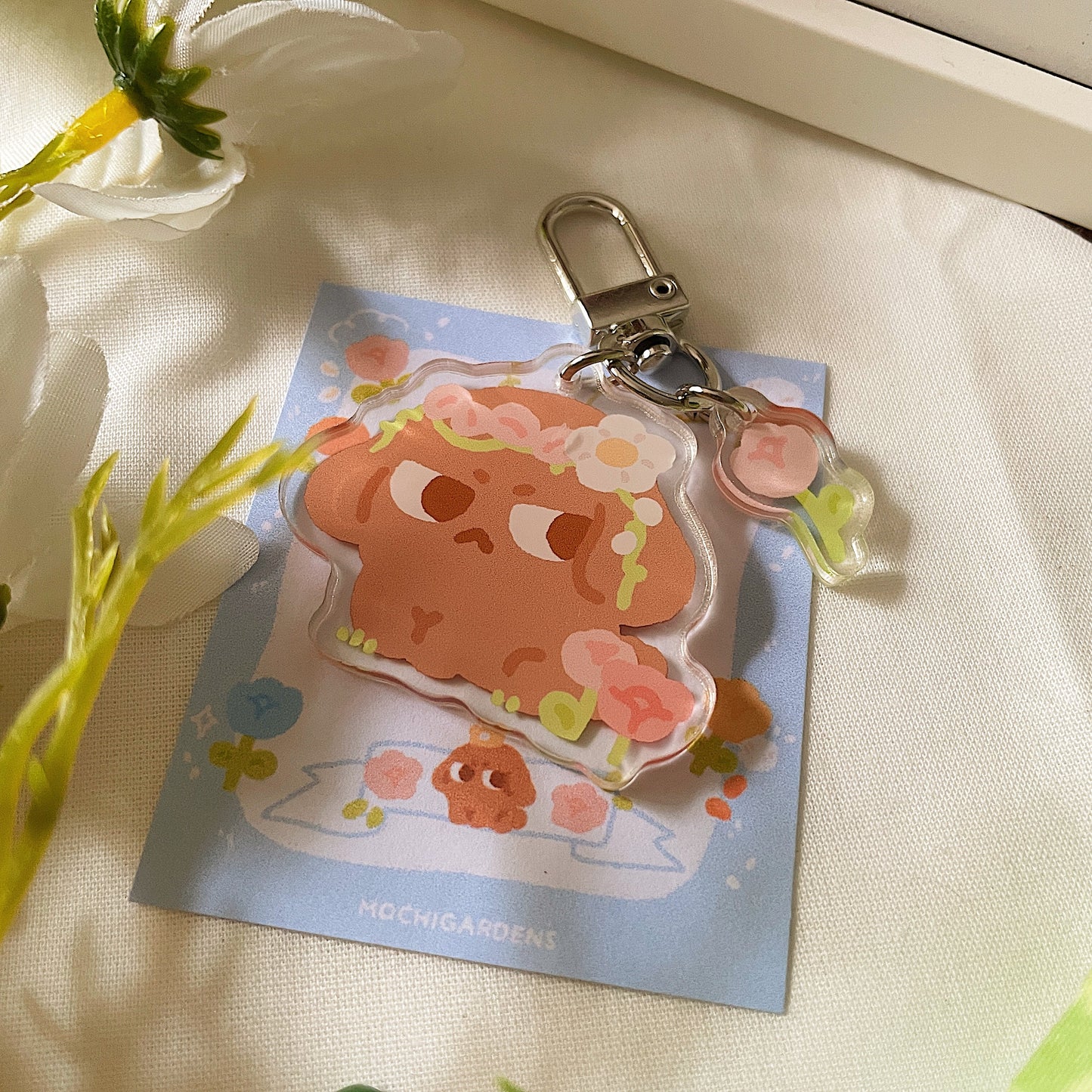 Flower Munch Keychain