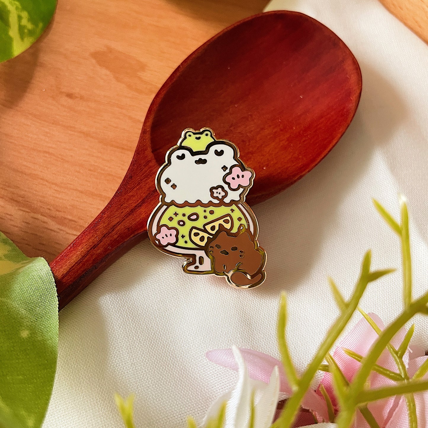 Ice Cream Soda Enamel Pin