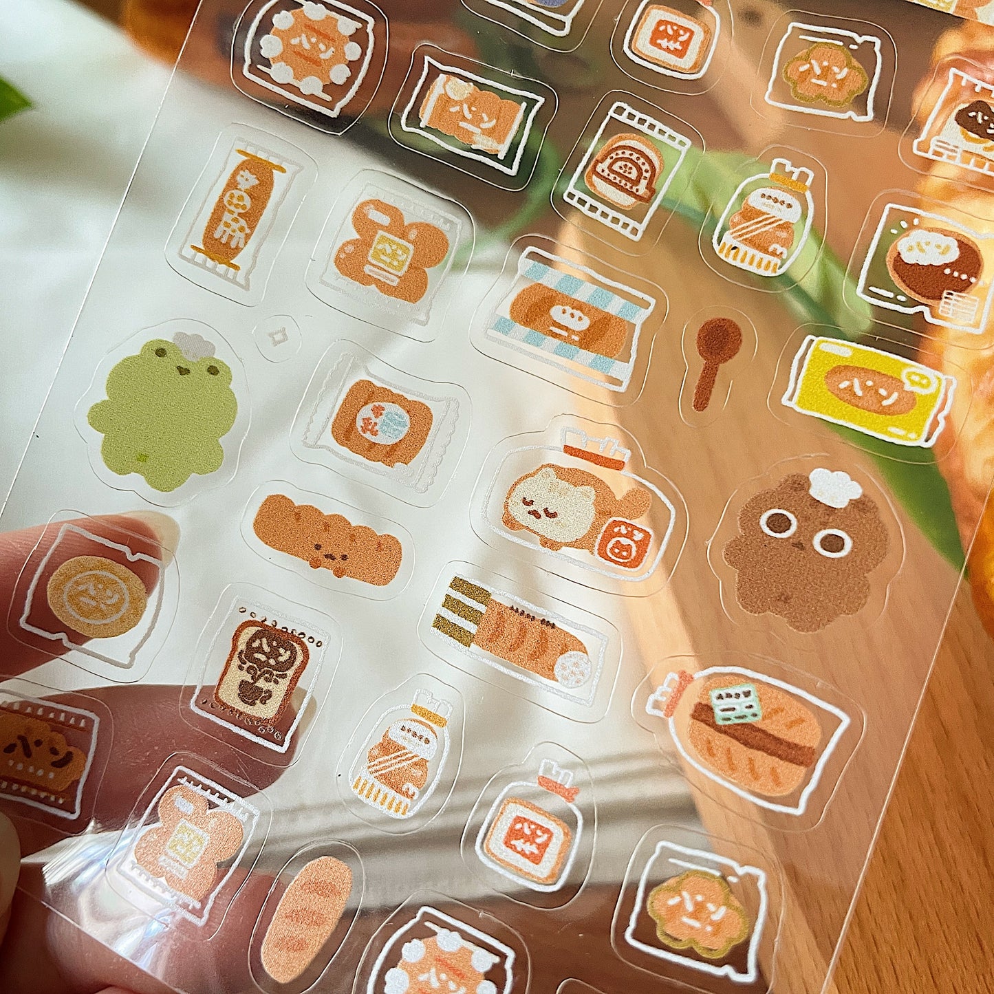 *Restocked* Bread Packaging Transparent Sticker Sheet