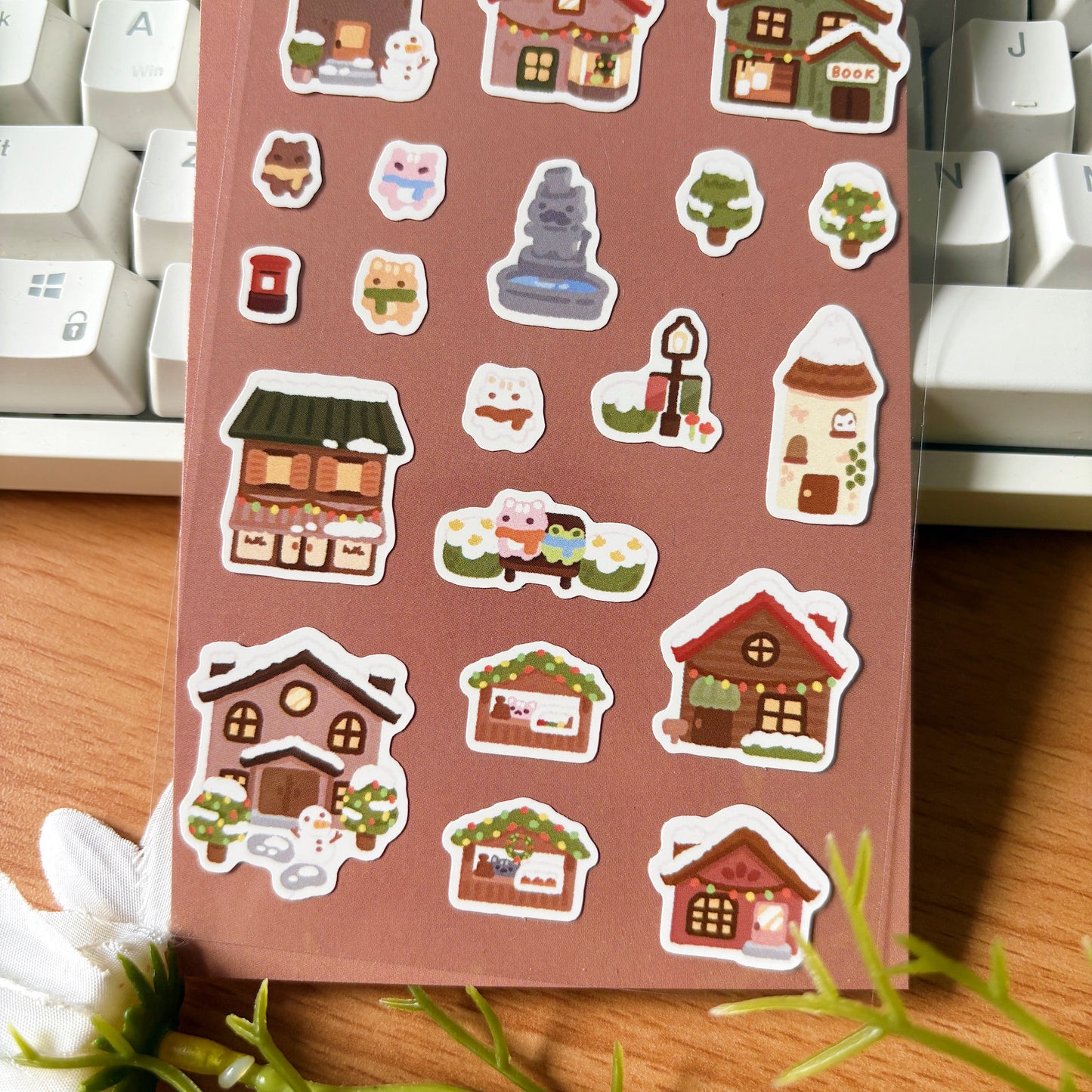 Cozy Village Sticker Sheet