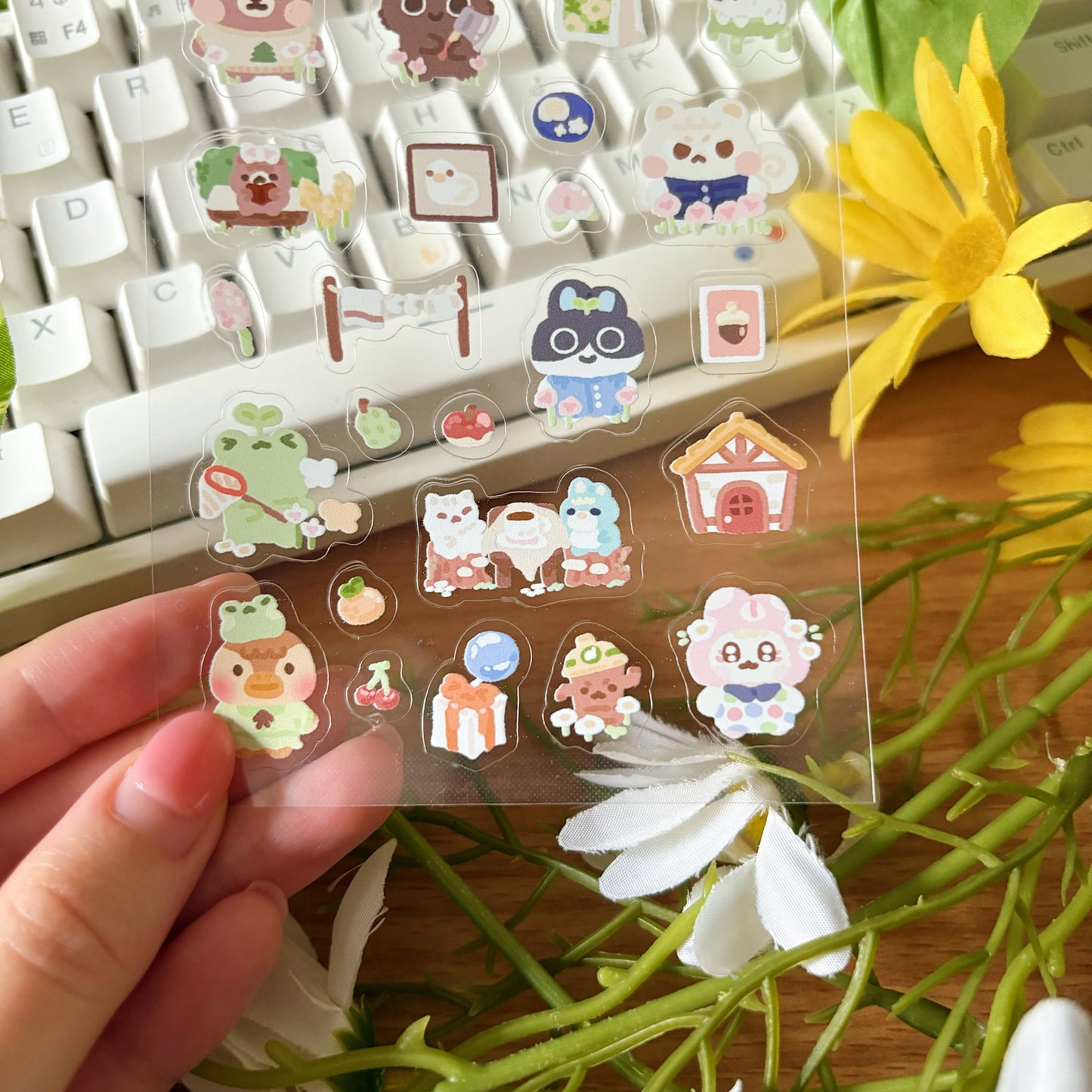 Island Living Part iii Transparent Sticker Sheet