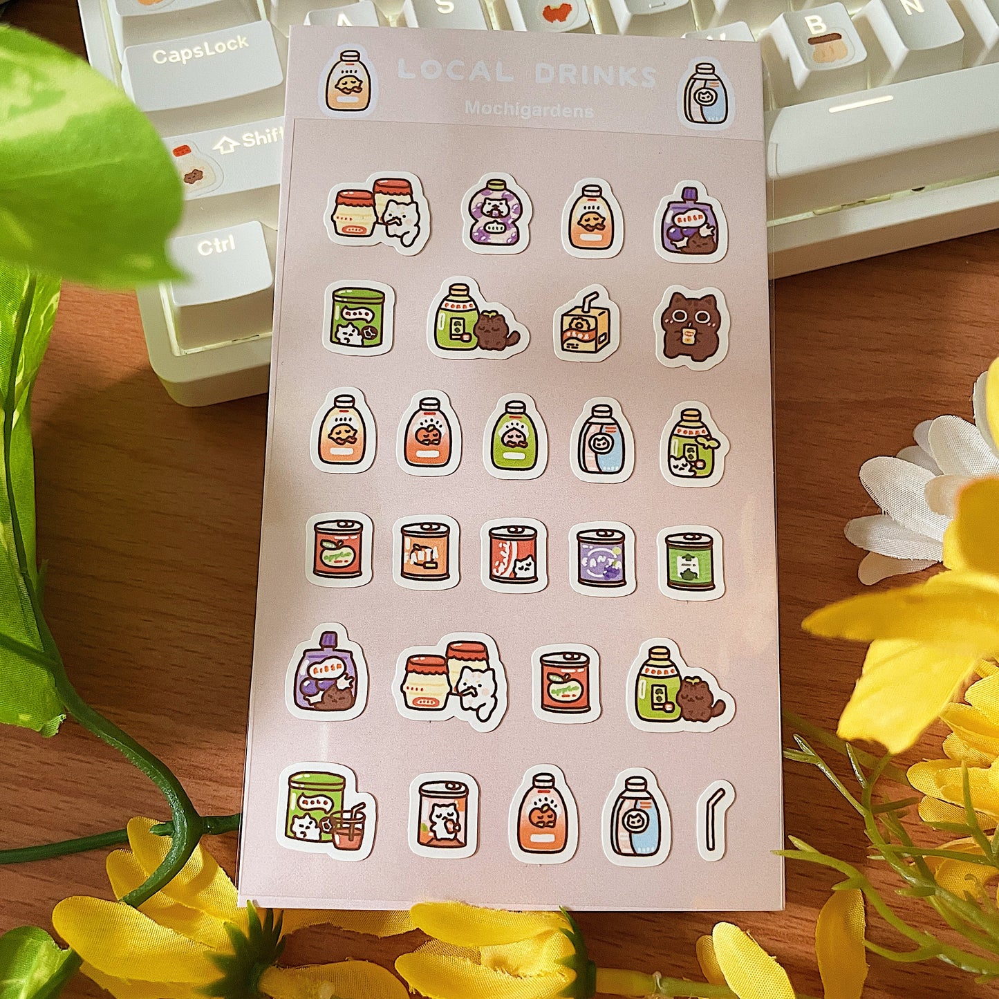 Local Drinks Sticker Sheet