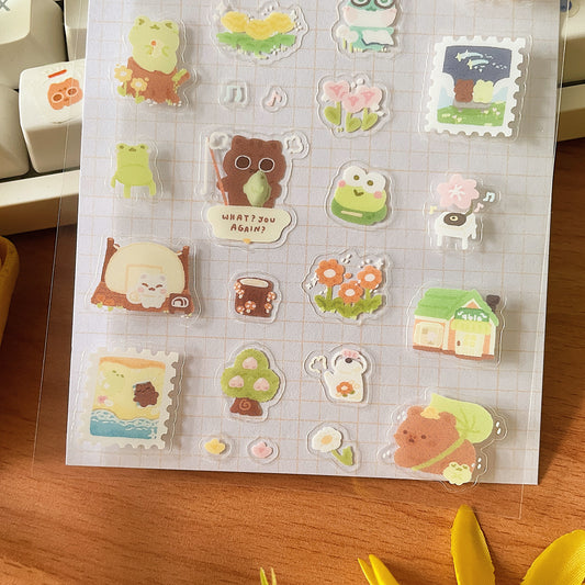 Island Living Part ii Transparent Sticker Sheet