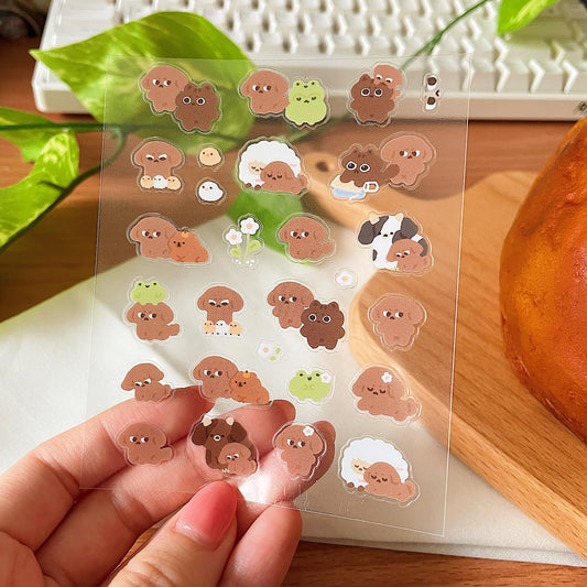 Munch & Friends Transparent Sticker Sheet