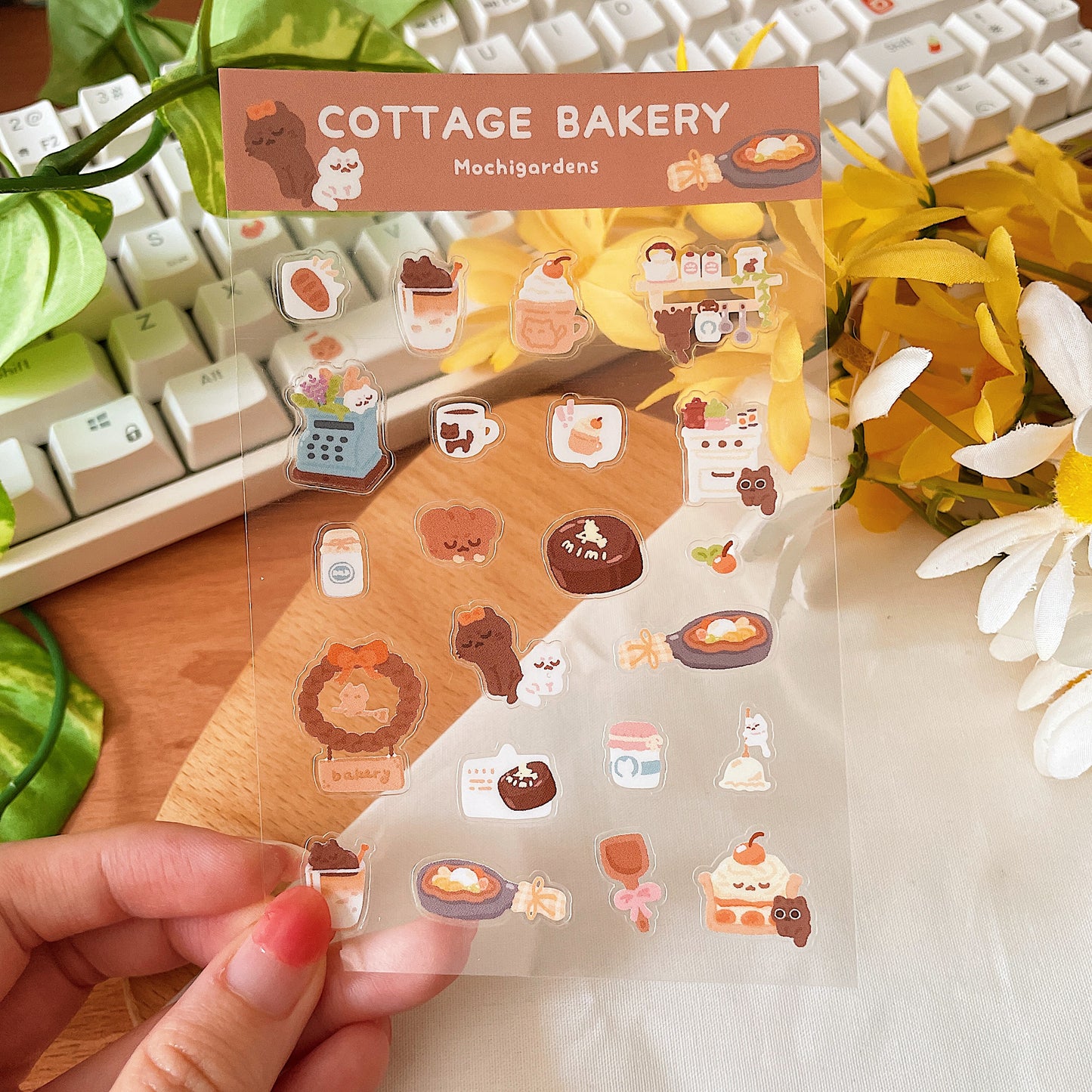 Cottage Bakery Transparent Sticker Sheet