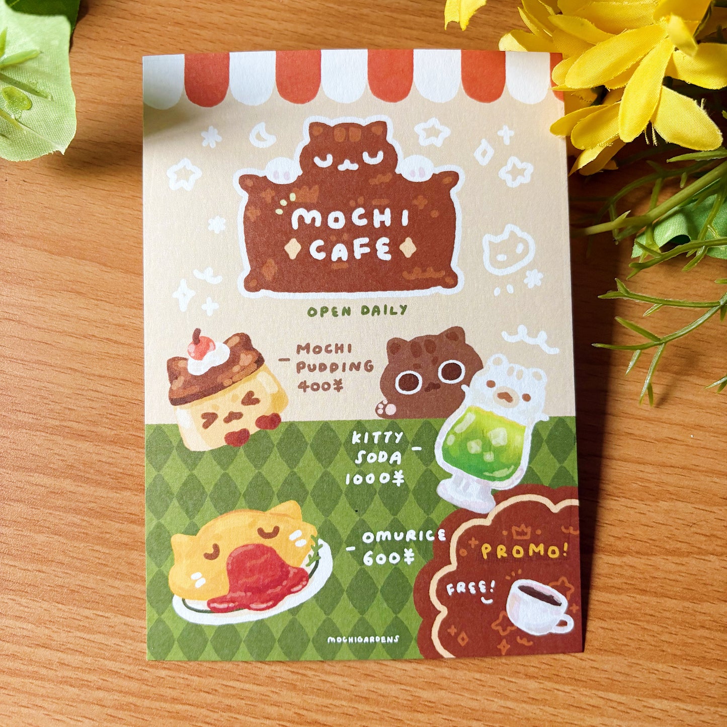 February Ko-Fi Sticker Sheet + Print Set - Japanese Food (Also available individually)