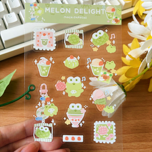 Melon Delight Transparent Sticker Sheet