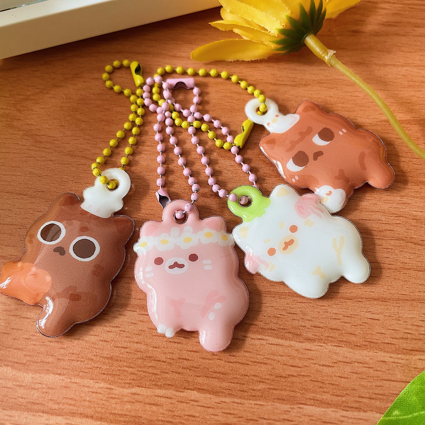 Gacha Squishy Cat Keychain