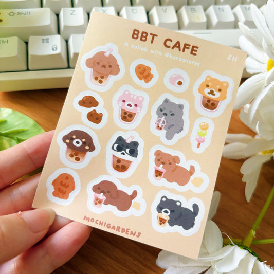 BBT Cafe Vinyl Sticker Sheet