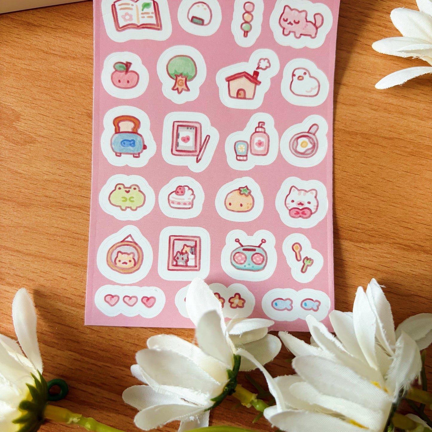 Mini Icons Journalling Vinyl Sticker Sheet