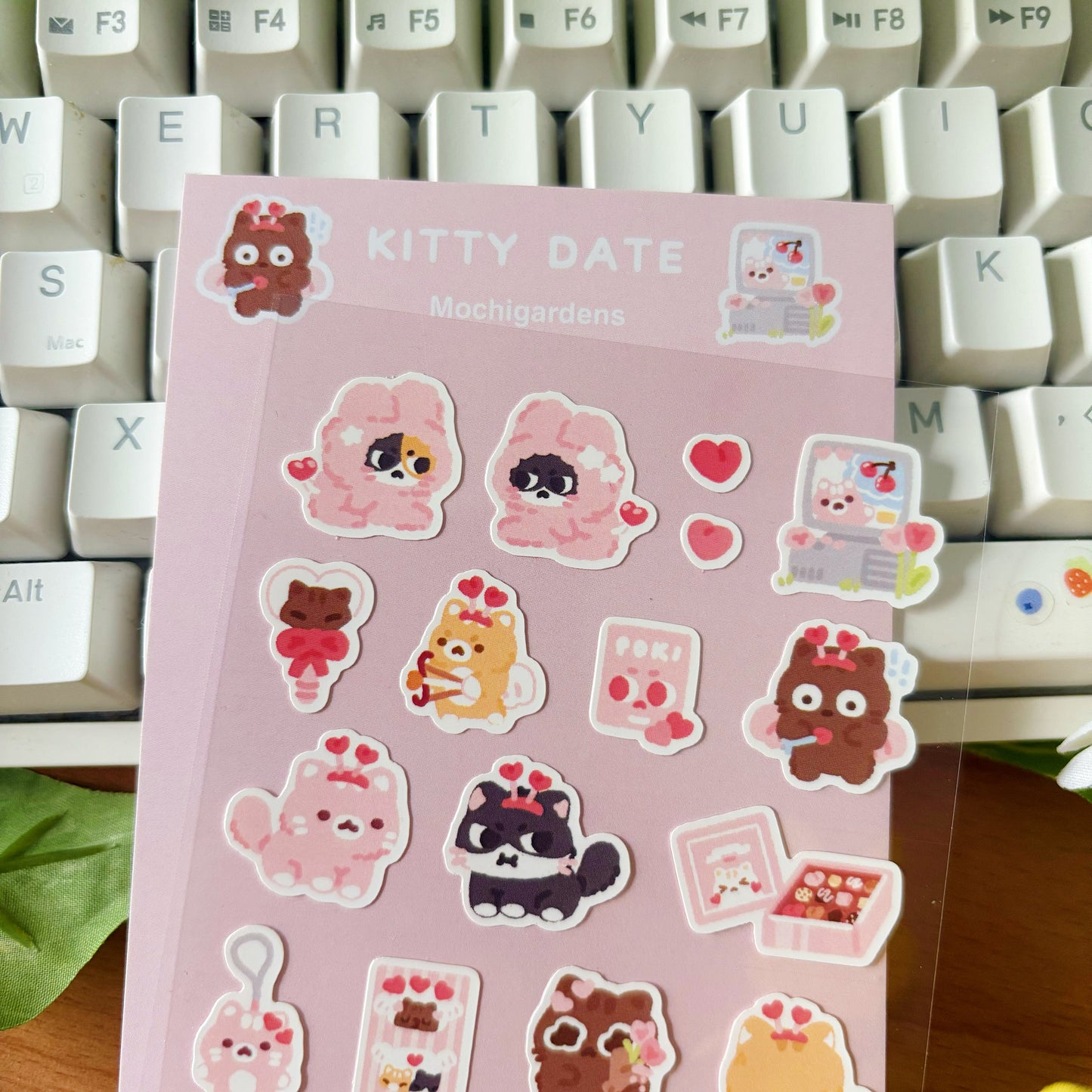 Kitty Date Sticker Sheet