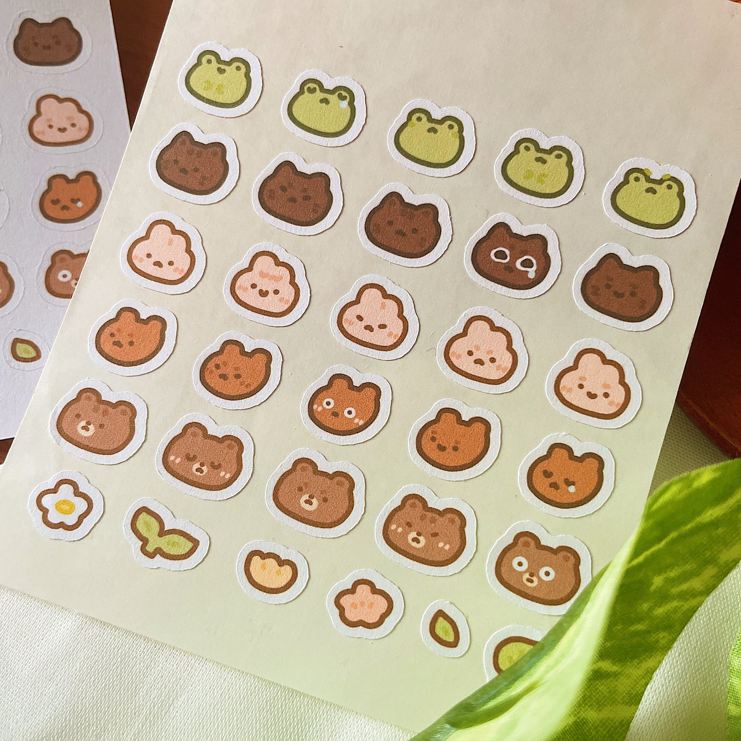 Animal Icons Sticker Sheet