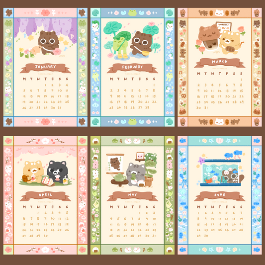 2026 Calendar Print Set (B Grades)