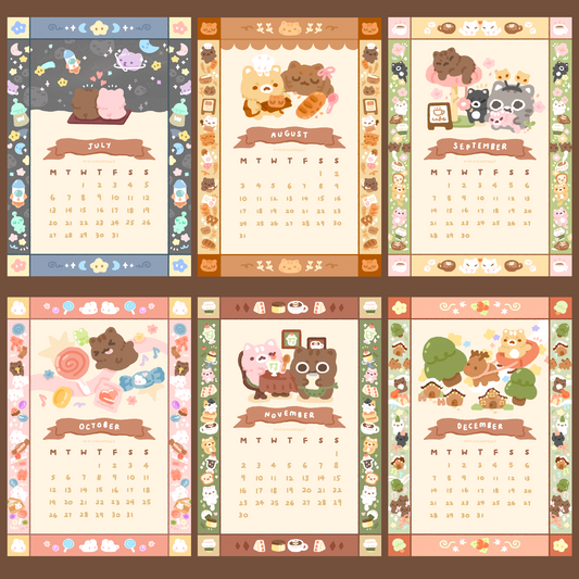 2026 Calendar Print Set (B Grades)