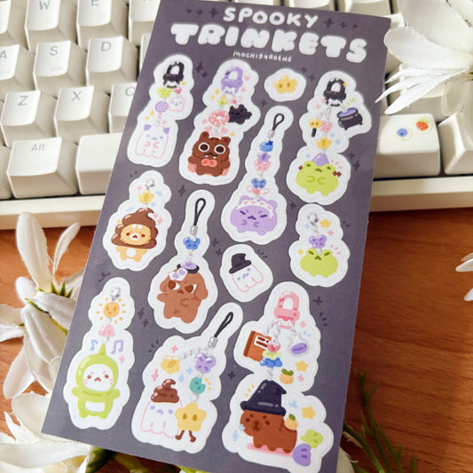 Spooky Trinkets Glossy Sticker Sheet