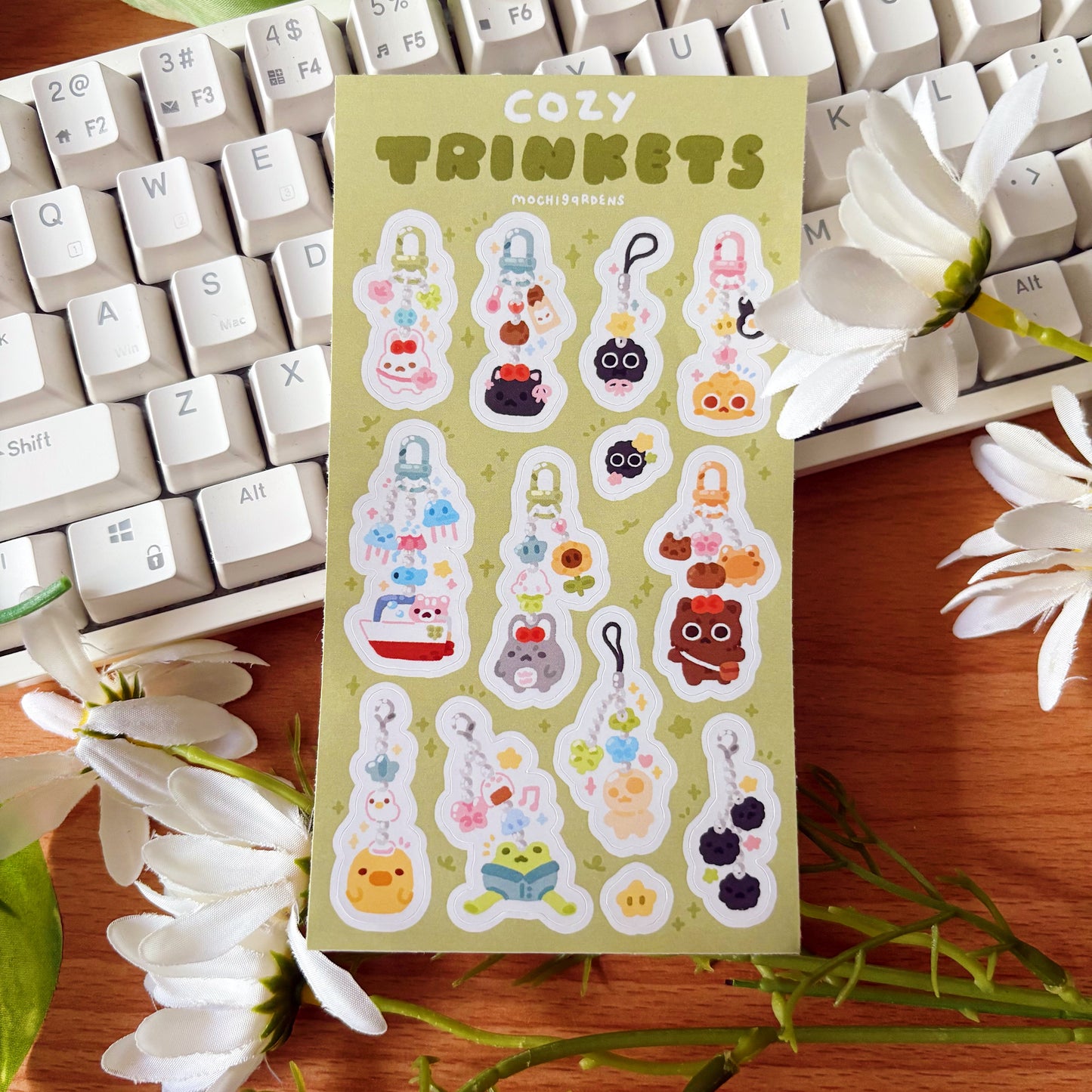 Cozy Trinkets Glossy Sticker Sheet