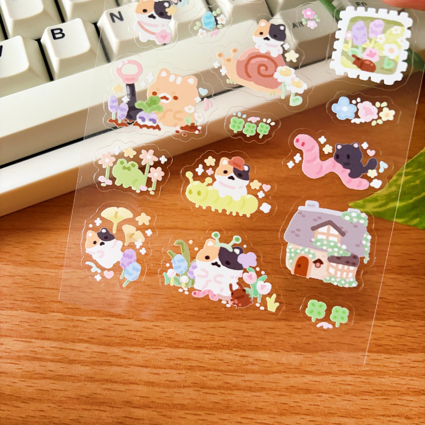 Lily's Florist Transparent Sticker Sheet