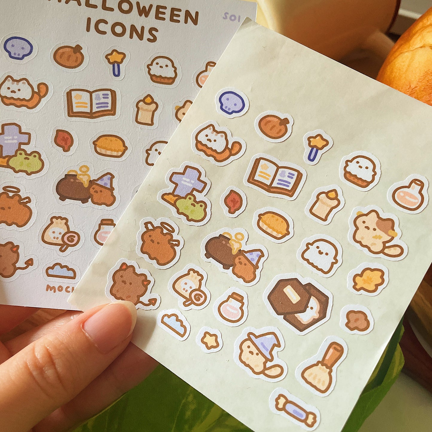 Halloween Icons Sticker Sheet