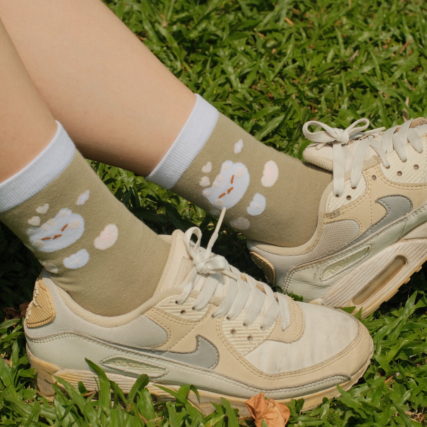 Flower Kitty Socks