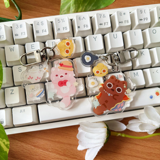 Assorted Cat Keychains