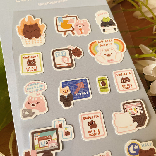 Corporate Life Sticker Sheet